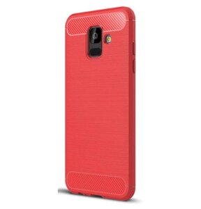 Чохол Primolux Carbon Fiber Series для Samsung A6 2018 (A600) Red
