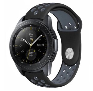 Спортивний ремінець Primo Perfor Sport для годин Samsung Galaxy Watch 42 mm (SM-R810) - Black & Grey в Запорізькій області от компании Интернет-магазин "FotoUSB"