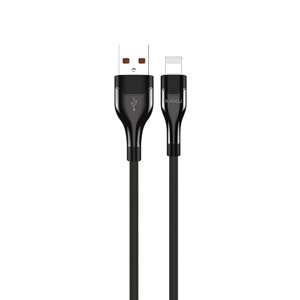 USB кабель Kaku KSC-223 USB - Lightning 1.2m з підсвічуванням - Black