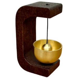 Дерев'яний дзвіночок Primo Wood Bell для дверей - Dark Brown