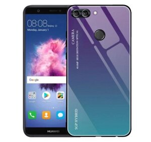 Чохол бампер Primolux Gradient Glass для Huawei P Smart 2018 - Purple