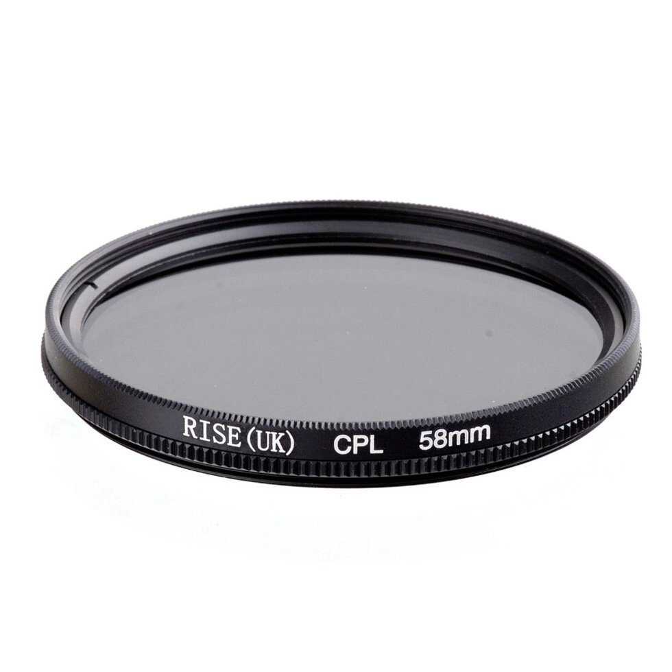 Поляризаційний фільтр RISE CPL 58 mm від компанії Інтернет-магазин "FotoUSB" - фото 1