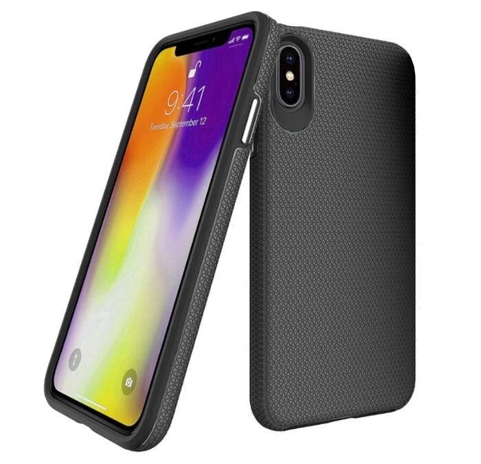 Протиударний чохол Primolux Gibrid Armor для Apple iPhone X / iPhone Xs - Black від компанії Інтернет-магазин "FotoUSB" - фото 1