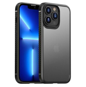 Протиударний бампер чохол Primolux Transparent для смартфона Apple iPhone 14 Pro - Black