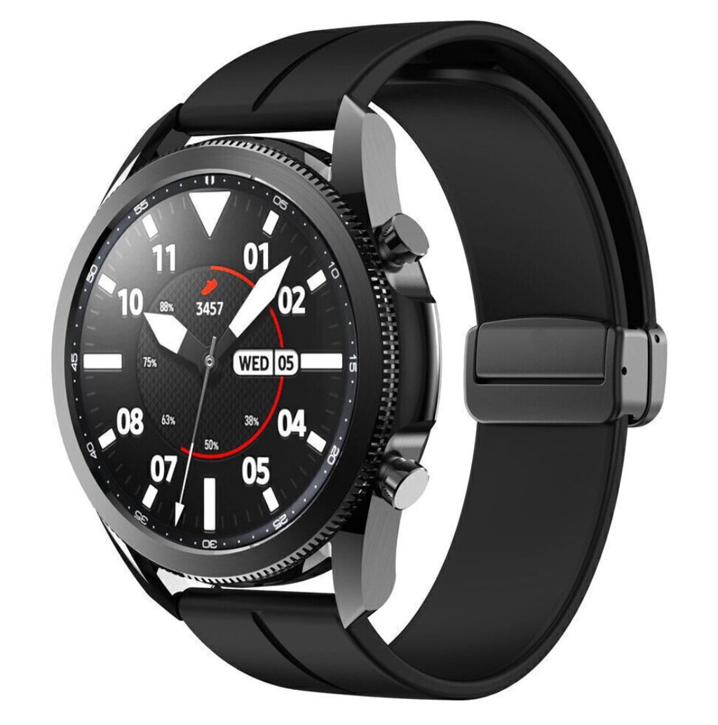 Ремінець Primolux Magnetic Silicone для годинника Samsung Galaxy Watch 46 mm SM-R800 - Black від компанії Інтернет-магазин "FotoUSB" - фото 1