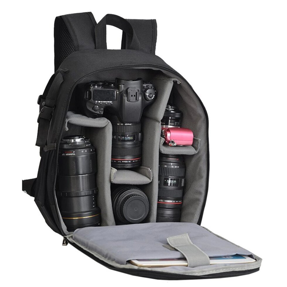 Рюкзак Caden D6-2S для фото-відеотехніки - Black від компанії Інтернет-магазин "FotoUSB" - фото 1