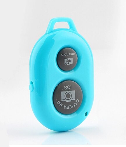 Selfie Bluetooth пульт для смартфона - Blue + CR2032 від компанії Інтернет-магазин "FotoUSB" - фото 1