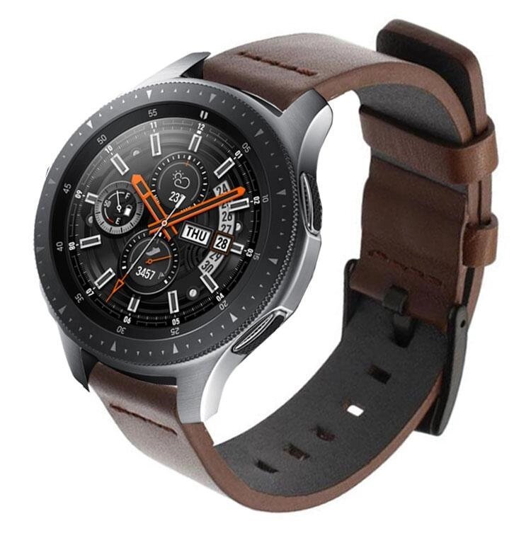 Шкіряний ремінець Primo Classic для годин Samsung Galaxy Watch 46 mm SM-R800 - Coffee від компанії Інтернет-магазин "FotoUSB" - фото 1