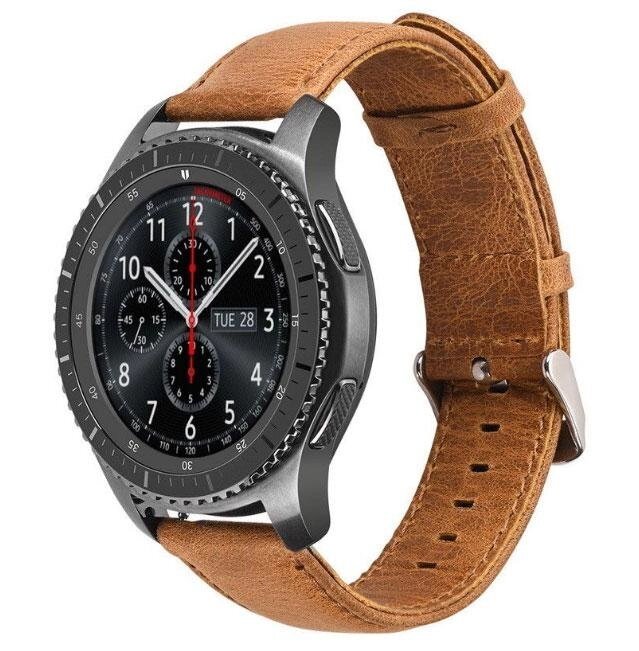 Шкіряний ремінець Primo для годин Samsung Gear S3 Classic SMR770 / Frontier RM760 Light Brown від компанії Інтернет-магазин "FotoUSB" - фото 1