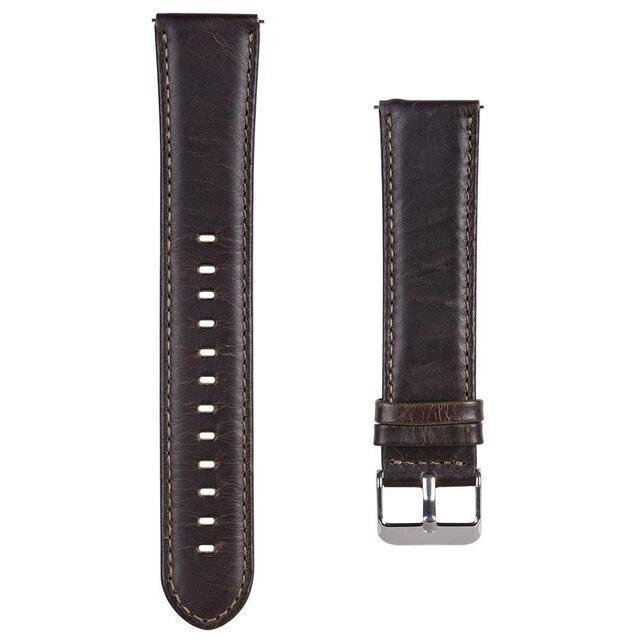 Шкіряний ремінець Primo для годин Samsung Gear Sport (R600) Dark Brown від компанії Інтернет-магазин "FotoUSB" - фото 1