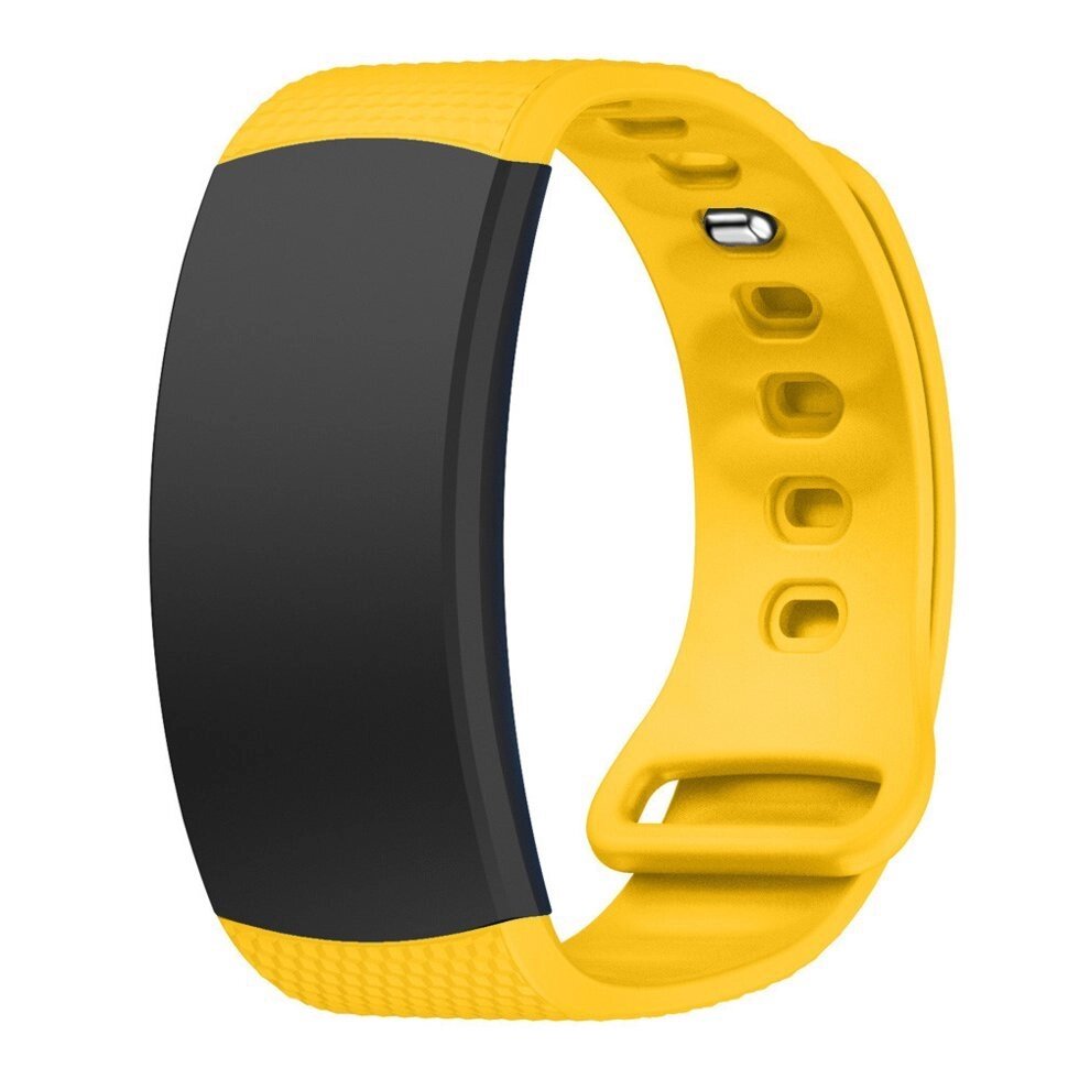 Силіконовий ремінець Primo для фітнес браслета Samsung Gear Fit 2 / Fit 2 Pro (SMR360 / R365) Yellow S від компанії Інтернет-магазин "FotoUSB" - фото 1