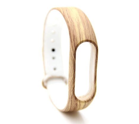 Силіконовий ремінець Primo для фітнес браслета Xiaomi Mi Band 2 Wood від компанії Інтернет-магазин "FotoUSB" - фото 1