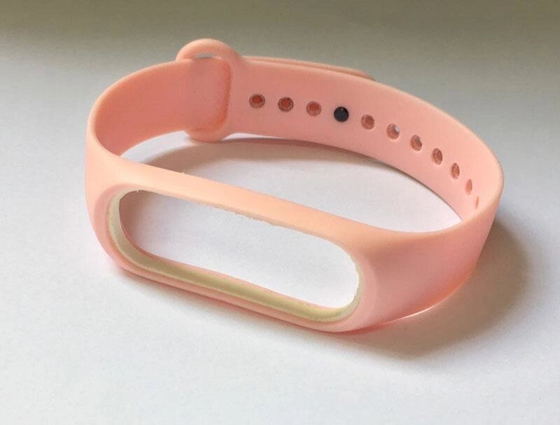 Силіконовий ремінець Primo для фітнес браслета Xiaomi Mi Band 3 Light Pink від компанії Інтернет-магазин "FotoUSB" - фото 1