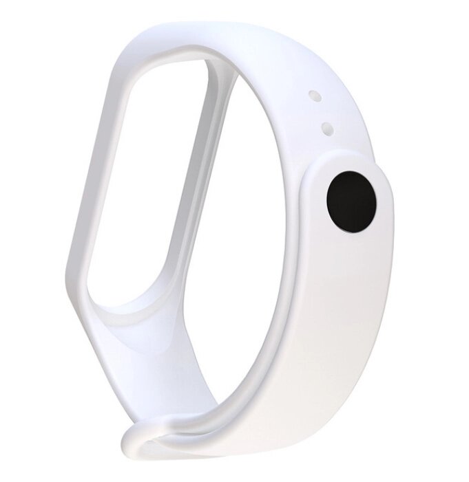 Силіконовий ремінець Primo для фітнес-браслета Xiaomi Mi Band 3 - White від компанії Інтернет-магазин "FotoUSB" - фото 1