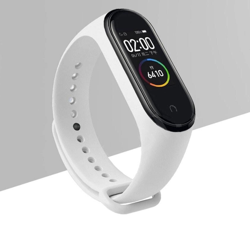 Силіконовий ремінець Primo для фітнес-браслета Xiaomi Mi Band 4 - White від компанії Інтернет-магазин "FotoUSB" - фото 1