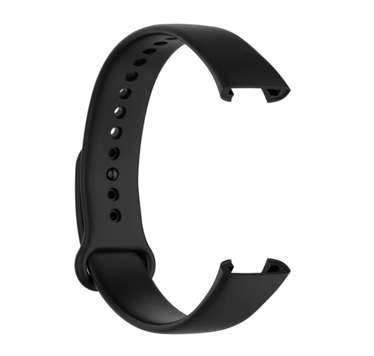 Силіконовий ремінець Primo для фітнес браслета Xiaomi Redmi Smart Band Pro (M2101B1 / BHR5501GL) - Black від компанії Інтернет-магазин "FotoUSB" - фото 1