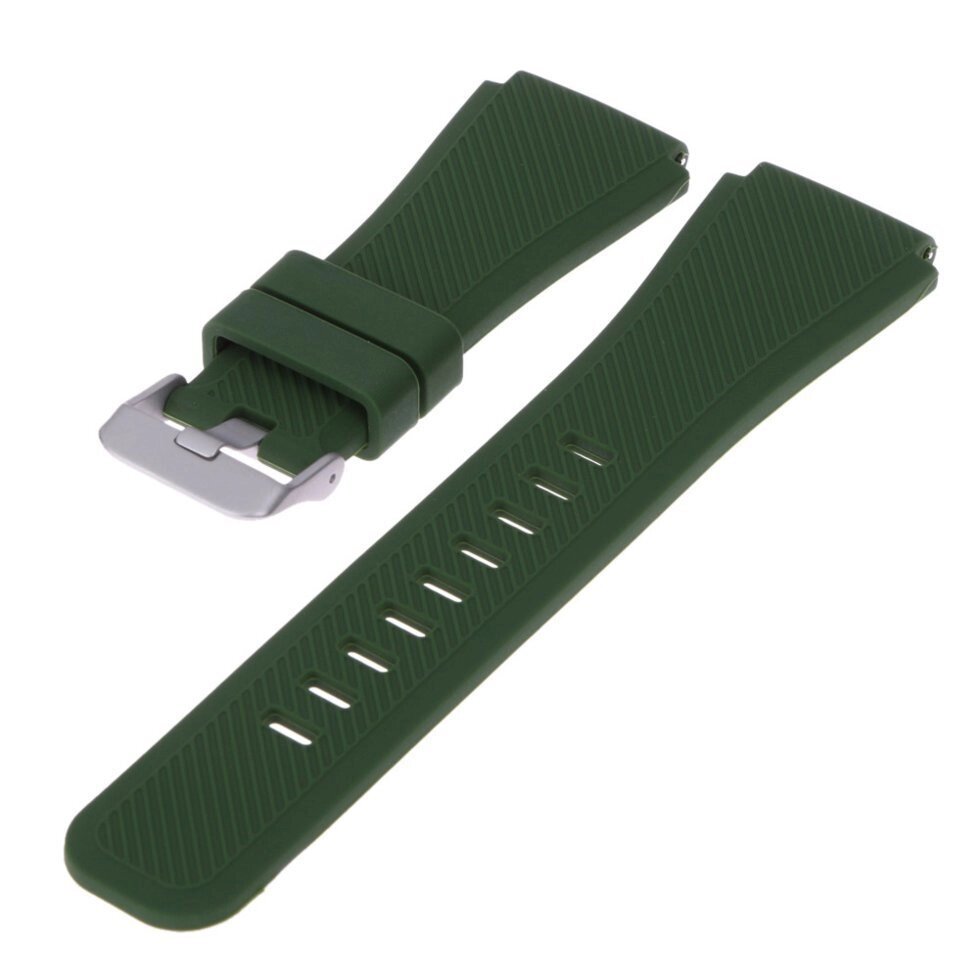 Силіконовий ремінець Primo для годинника Huawei Watch GT 2 / GT Active 46mm Army Green від компанії Інтернет-магазин "FotoUSB" - фото 1