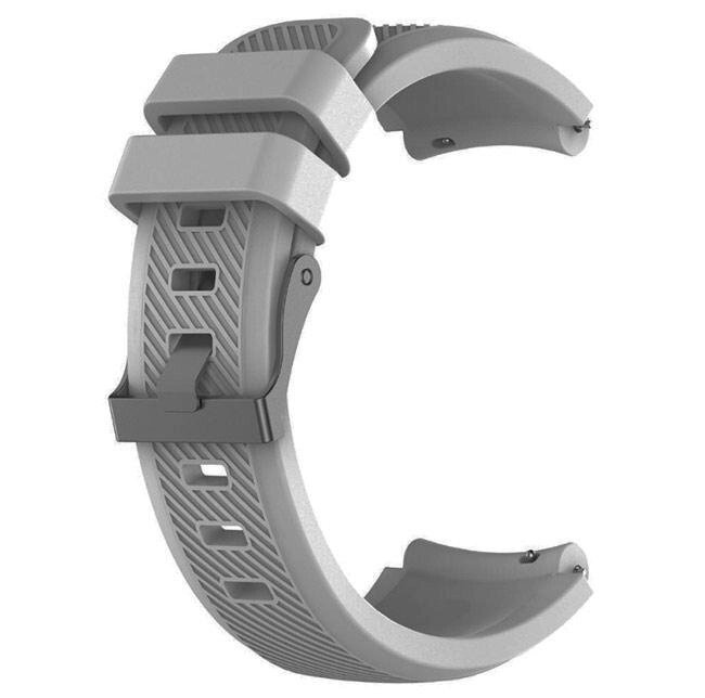Силіконовий ремінець Primo для годинника Huawei Watch GT 2 / GT Active 46mm Grey від компанії Інтернет-магазин "FotoUSB" - фото 1