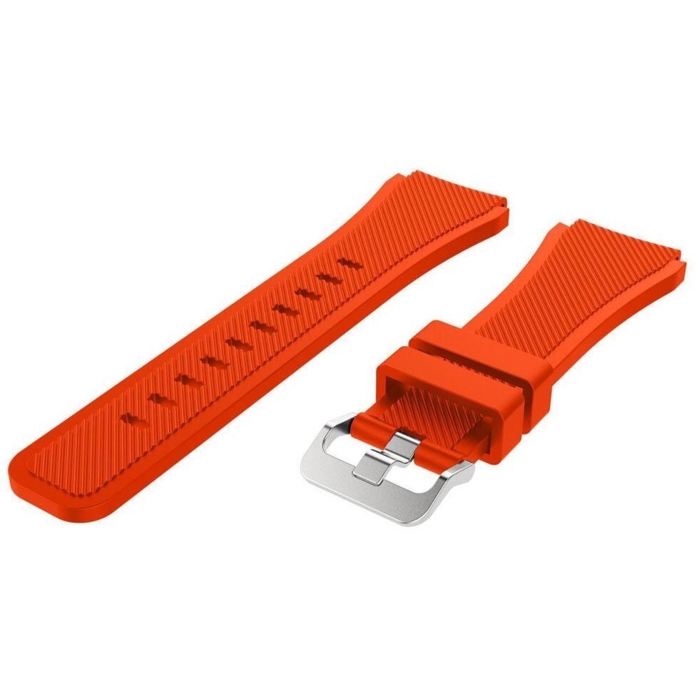 Силіконовий ремінець Primo для годинника Huawei Watch GT 2 / GT Active 46mm Orange від компанії Інтернет-магазин "FotoUSB" - фото 1
