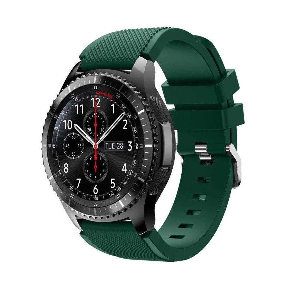 Силіконовий ремінець Primo для годинника Samsung Gear S3 Classic SMR770 / Frontier RM760 Army Green від компанії Інтернет-магазин "FotoUSB" - фото 1