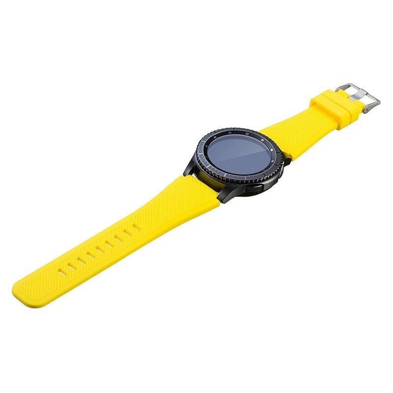 Силіконовий ремінець Primo для годинника Samsung Gear S3 Classic SMR770 / Frontier RM760 Yellow від компанії Інтернет-магазин "FotoUSB" - фото 1
