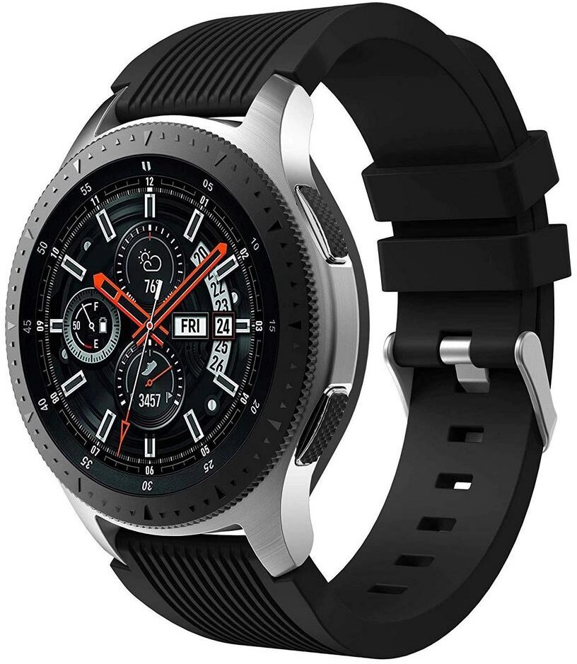 Силіконовий ремінець Primo Line для годинника Samsung Gear S3 Classic SM-R770 / Frontier RM-760 - Black від компанії Інтернет-магазин "FotoUSB" - фото 1
