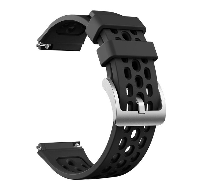 Силіконовий ремінець Primo Perfor Classiс для смарт годин Huawei Watch GT 2e - Black від компанії Інтернет-магазин "FotoUSB" - фото 1