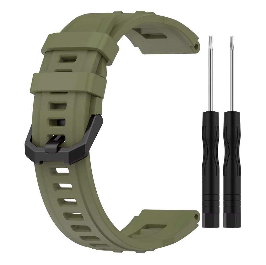 Силіконовий ремінець Primolux для смарт-годинника Amazfit T-Rex Ultra (A2142) - Army Green від компанії Інтернет-магазин "FotoUSB" - фото 1