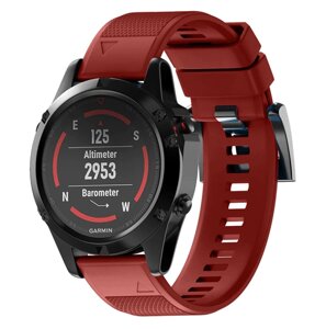 Силіконовий ремінець Primo для годинника Garmin Fenix 3 / 3HR / Fenix 5X / Fenix 6X Red