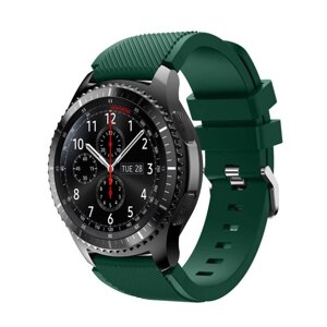 Силіконовий ремінець Primo для годинника Samsung Gear S3 Classic SMR770 / Frontier RM760 Army Green