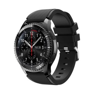 Силіконовий ремінець Primo для годинника Samsung Gear S3 Classic SMR770 / Frontier RM760 Black