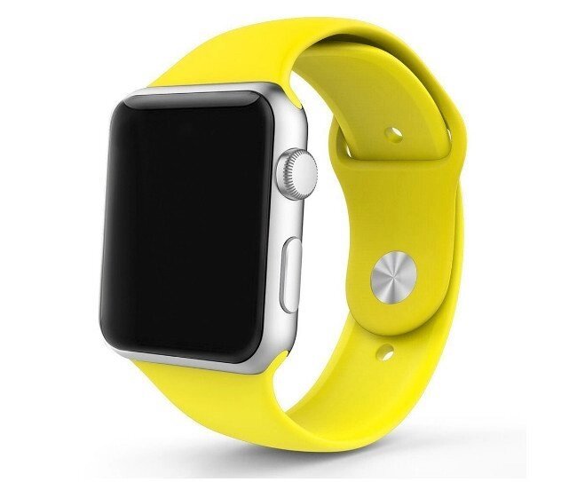 Спортивний ремінець Primo для Apple Watch 38mm / 40mm / 41mm розмір S - Yellow від компанії Інтернет-магазин "FotoUSB" - фото 1