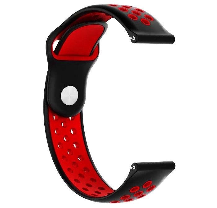 Спортивний ремінець Primo Perfor Sport для годин Huawei Watch 2 - Black & Red від компанії Інтернет-магазин "FotoUSB" - фото 1
