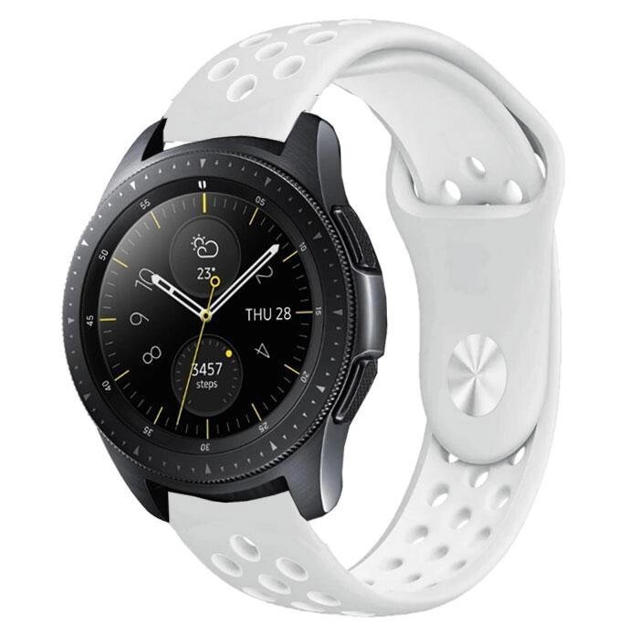 Спортивний ремінець Primo Perfor Sport для годин Samsung Galaxy Watch 42 mm (SM-R810) - Grey & White від компанії Інтернет-магазин "FotoUSB" - фото 1