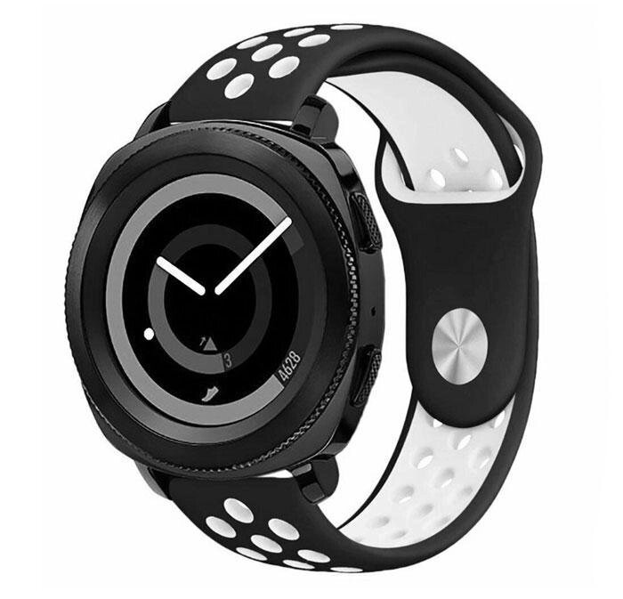 Спортивний ремінець Primo Perfor Sport для годин Samsung Gear Sport SM-R600 - Black & White від компанії Інтернет-магазин "FotoUSB" - фото 1