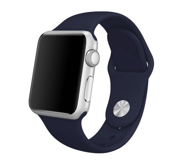 Спортивний ремінець Primolux для годинника Apple Watch 42mm / 44mm / 45mm розмір L  - Dark Blue від компанії Інтернет-магазин "FotoUSB" - фото 1