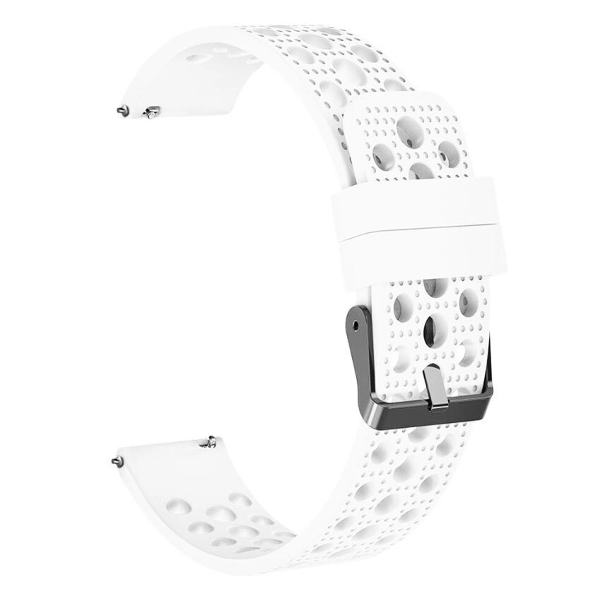 Спортивний ремінець з перфорацією Primo для годинника Samsung Galaxy Watch 42 mm (SMR810) - White від компанії Інтернет-магазин "FotoUSB" - фото 1