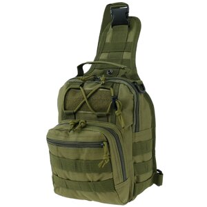 Тактична нагрудна сумка Primo Sling однолямкова через плече - Army Green