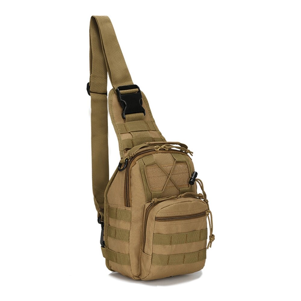 Тактична нагрудна сумка Primo Sling однолямкова через плече - Khaki від компанії Інтернет-магазин "FotoUSB" - фото 1