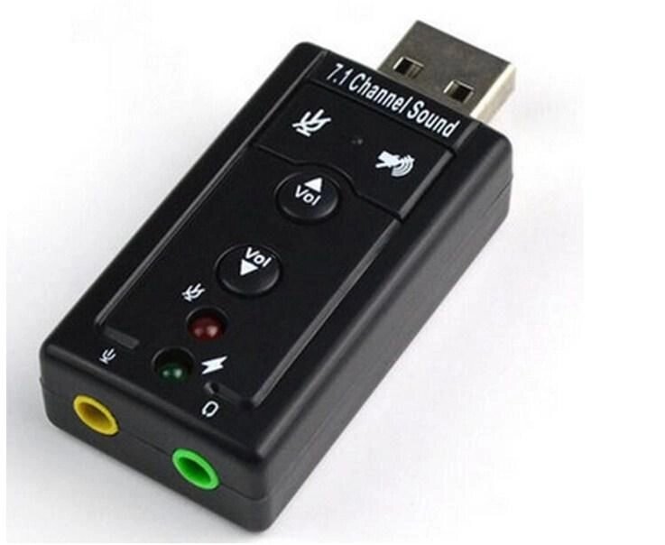Універсальна звукова карта Primo USB Virtual 7.1 Audio 3D Sound Card від компанії Інтернет-магазин "FotoUSB" - фото 1