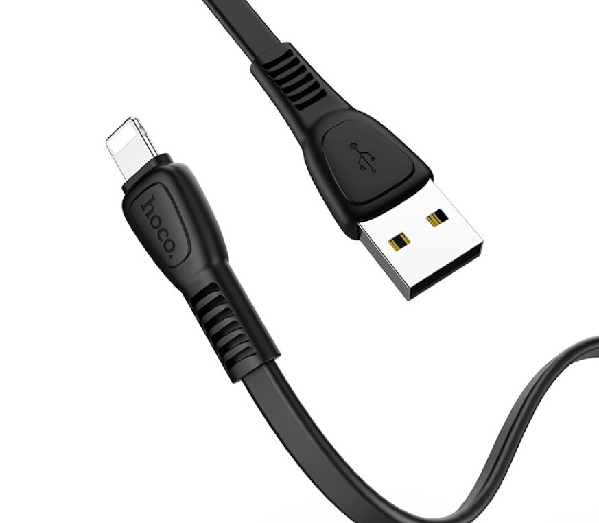 USB кабель Hoco X40 Noah Lightning 1m - Black від компанії Інтернет-магазин "FotoUSB" - фото 1
