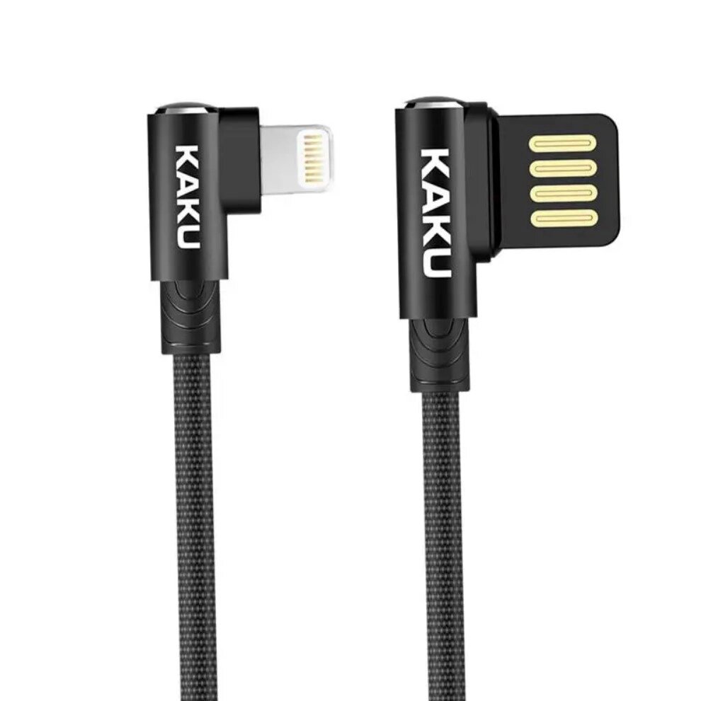 USB кабель Kaku KSC-028 USB - Lightning 1m - Black від компанії Інтернет-магазин "FotoUSB" - фото 1