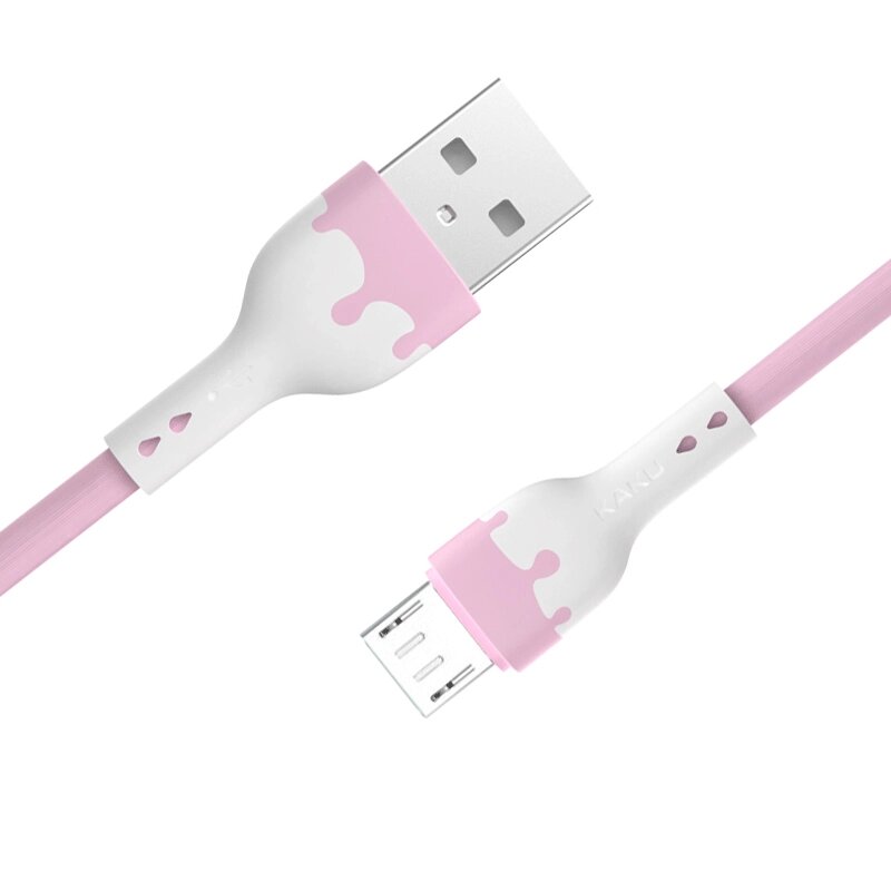 USB кабель Kaku KSC-271 USB - Micro USB 1,2m - Pink від компанії Інтернет-магазин "FotoUSB" - фото 1