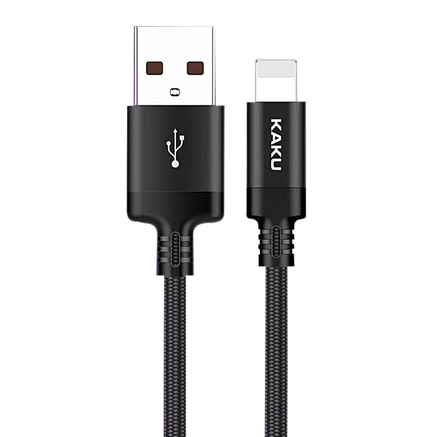 USB кабель Kaku KSC-283 USB - Lightning 1m - Black від компанії Інтернет-магазин "FotoUSB" - фото 1
