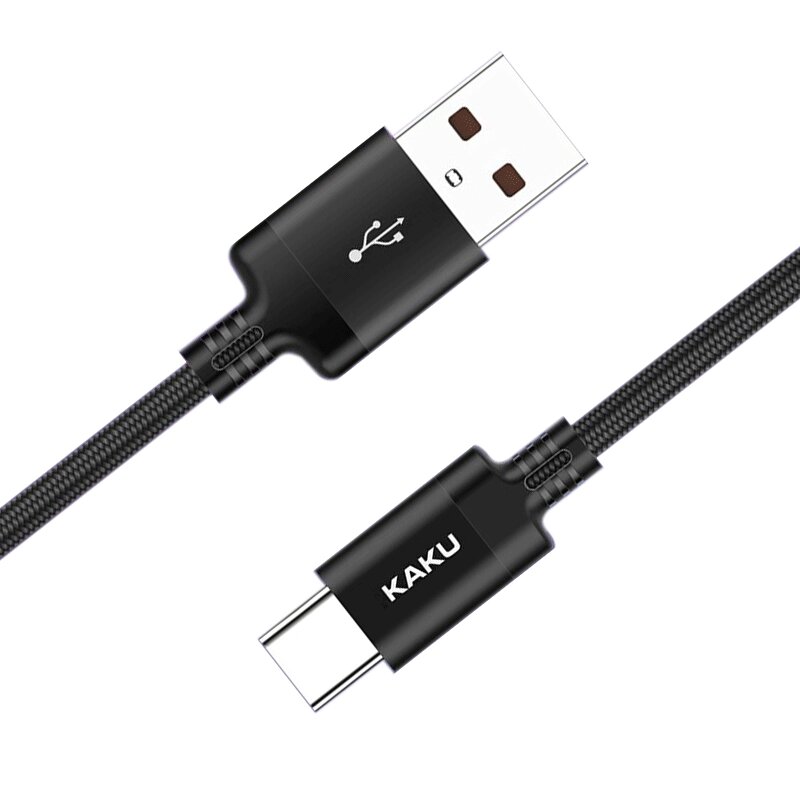 USB кабель Kaku KSC-284 USB - Type-C 2m - Black від компанії Інтернет-магазин "FotoUSB" - фото 1