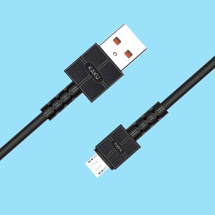 USB кабель Kaku KSC-293 USB - Micro USB 1m - Black від компанії Інтернет-магазин "FotoUSB" - фото 1