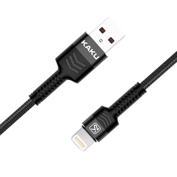 USB кабель Kaku KSC-297 USB - Lightning 1m - Black від компанії Інтернет-магазин "FotoUSB" - фото 1