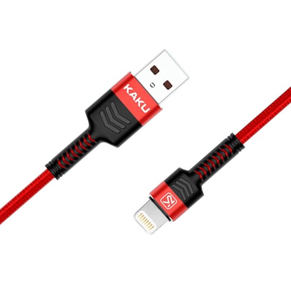 USB кабель Kaku KSC-297 USB - Lightning 1m - Red від компанії Інтернет-магазин "FotoUSB" - фото 1