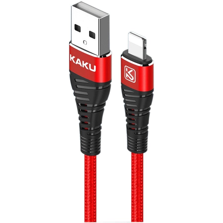 USB кабель Kaku KSC-298 USB - Lightning 1m - Red від компанії Інтернет-магазин "FotoUSB" - фото 1