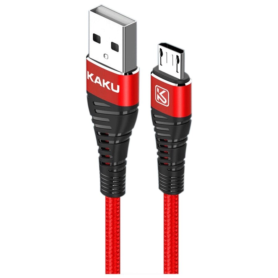 USB кабель Kaku KSC-298 USB - Micro USB 1m - Red від компанії Інтернет-магазин "FotoUSB" - фото 1